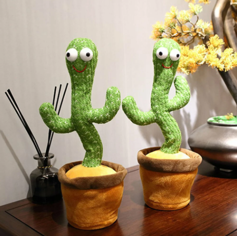 Ju Cactus™ Cacto que Canta Dança e Imita