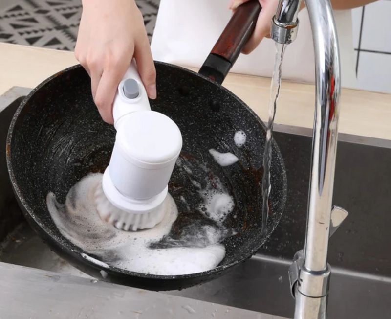 Escova De Limpeza Elétrica 5 em 1 - Master Clean®