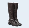 Bota Cano Alto Black com Ziper