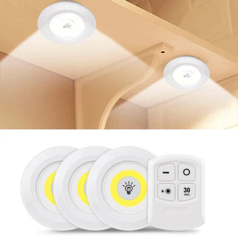 Kit de Luzes Inteligentes de Alta Intensidade com controle remoto (+2 de Brinde)