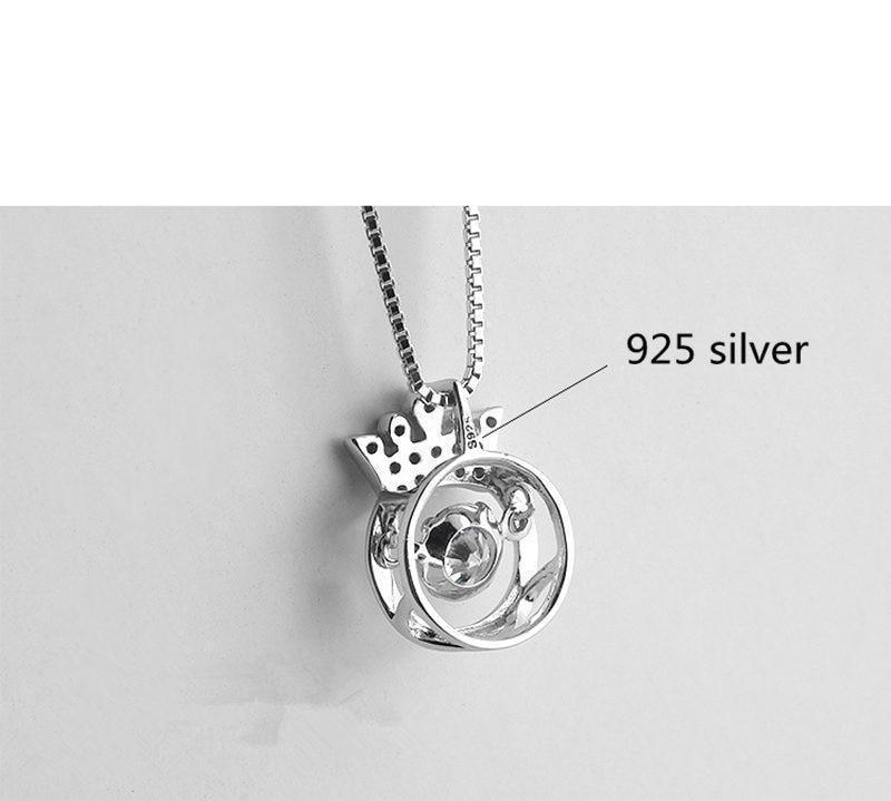 Colar Life Heart Crown Coração Batendo 200000162 Descontoo 