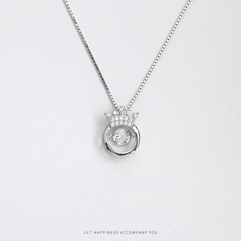 Colar Life Heart Crown Coração Batendo 200000162 Descontoo 