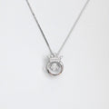 Colar Life Heart Crown Coração Batendo 200000162 Descontoo Prata 