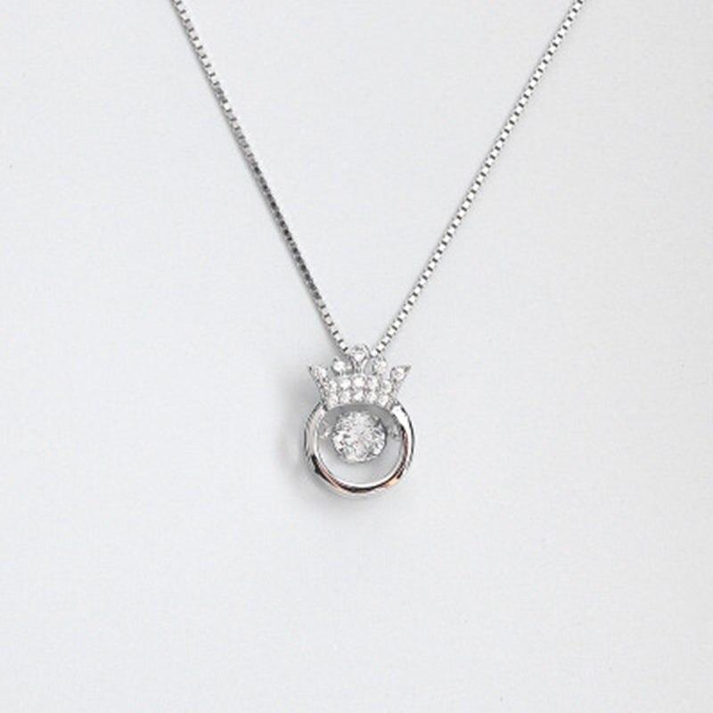 Colar Life Heart Crown Coração Batendo 200000162 Descontoo Prata 