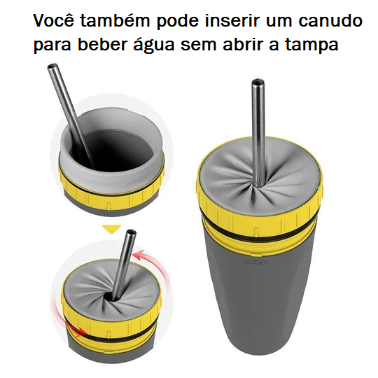 Copo 360° - Mantem sua bebida gelada por até 9 horas