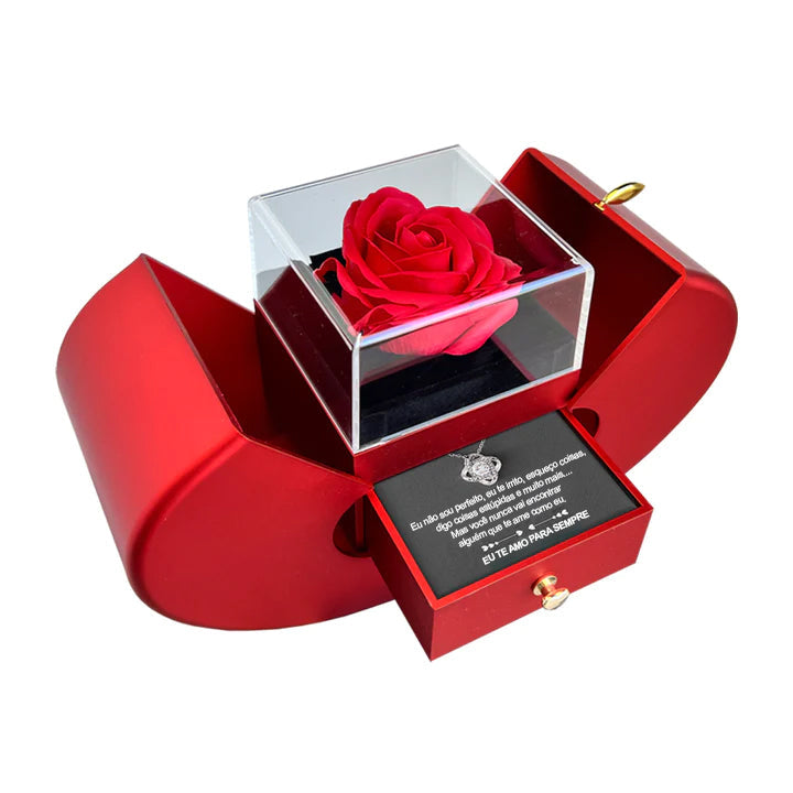 Colar de Prata 925 Com Rosa Especial - Para Meu Amor