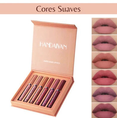 RedFix® - Batom Líquido Matte à Prova d´Água Batons Shop Brasileiro Cores Suaves 