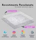 Revestimento Porcelanato Laminado Auto Colante 25x25(valores referente ao kit e não ao m2)